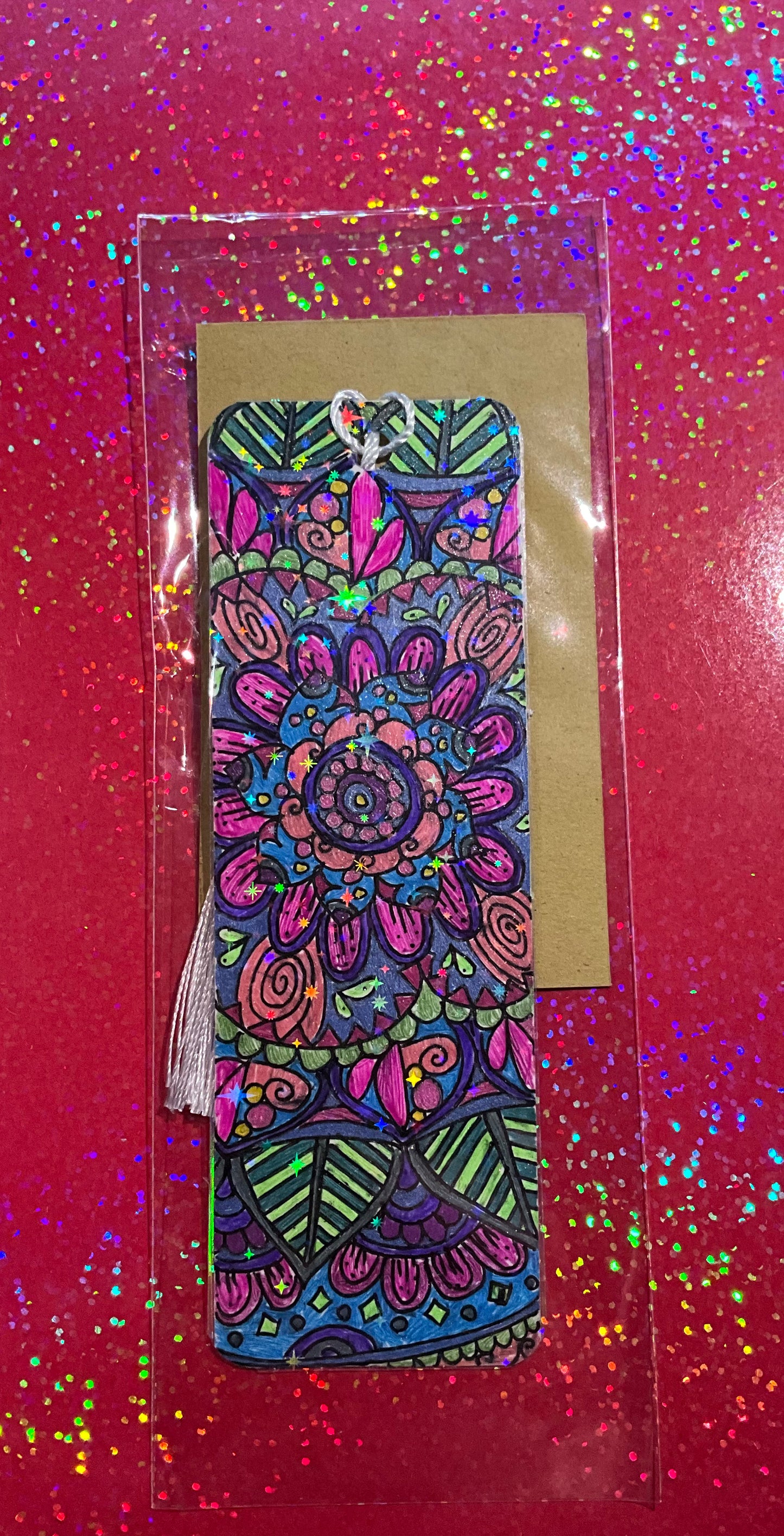 Mandala Bookmarks, Laminated