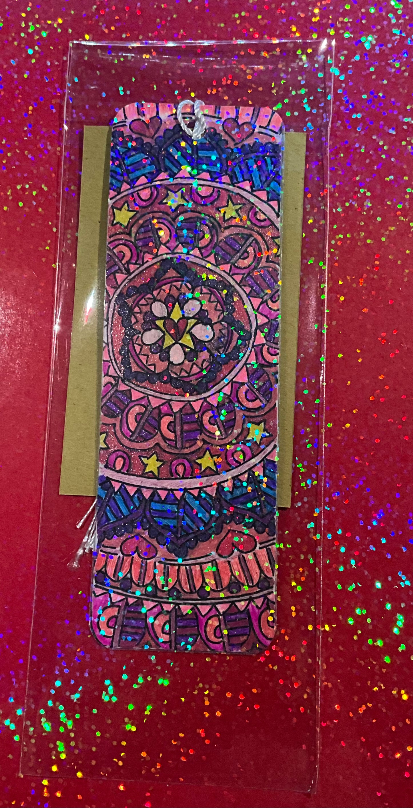 Mandala Bookmarks, Laminated