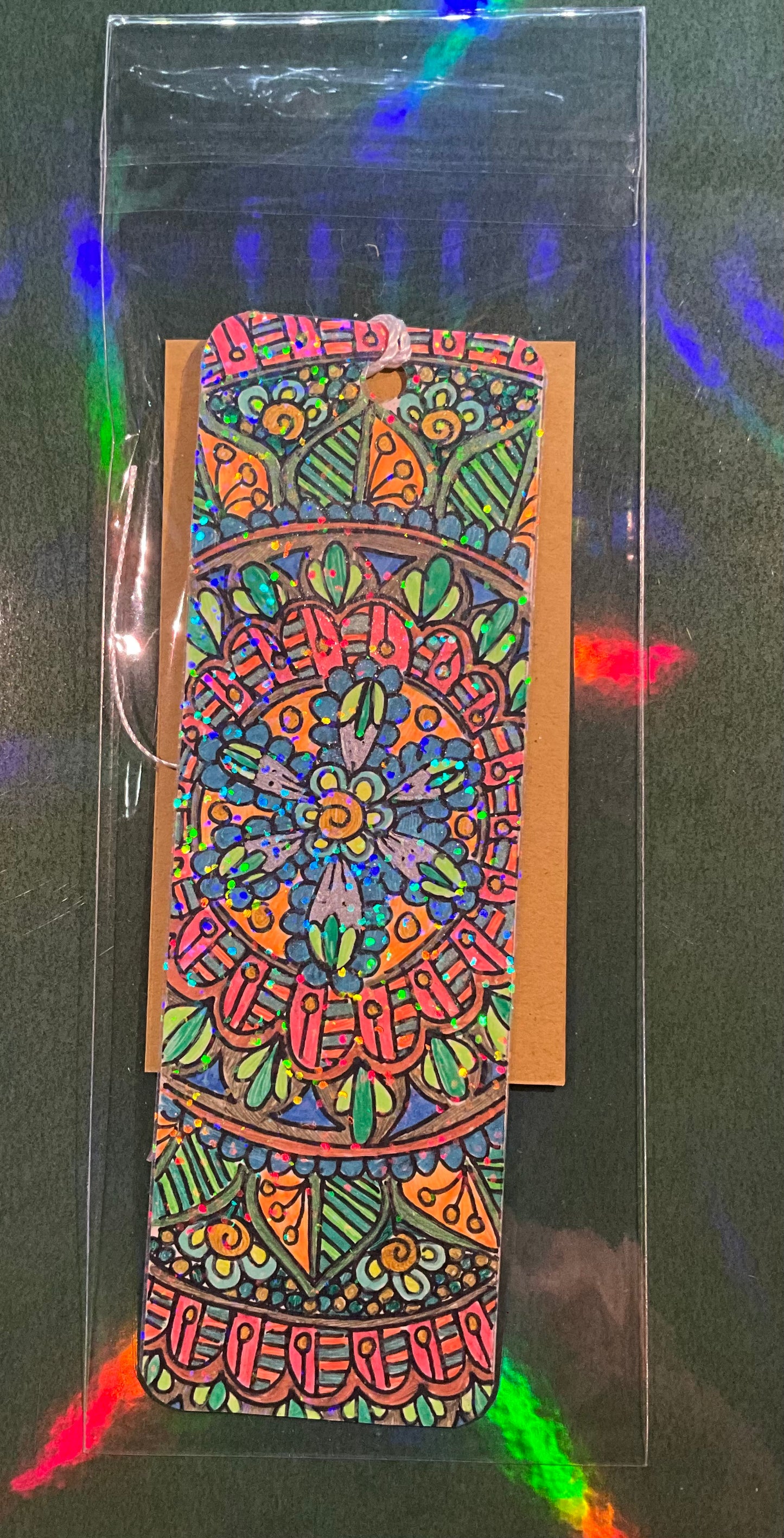 Mandala Bookmarks, Laminated