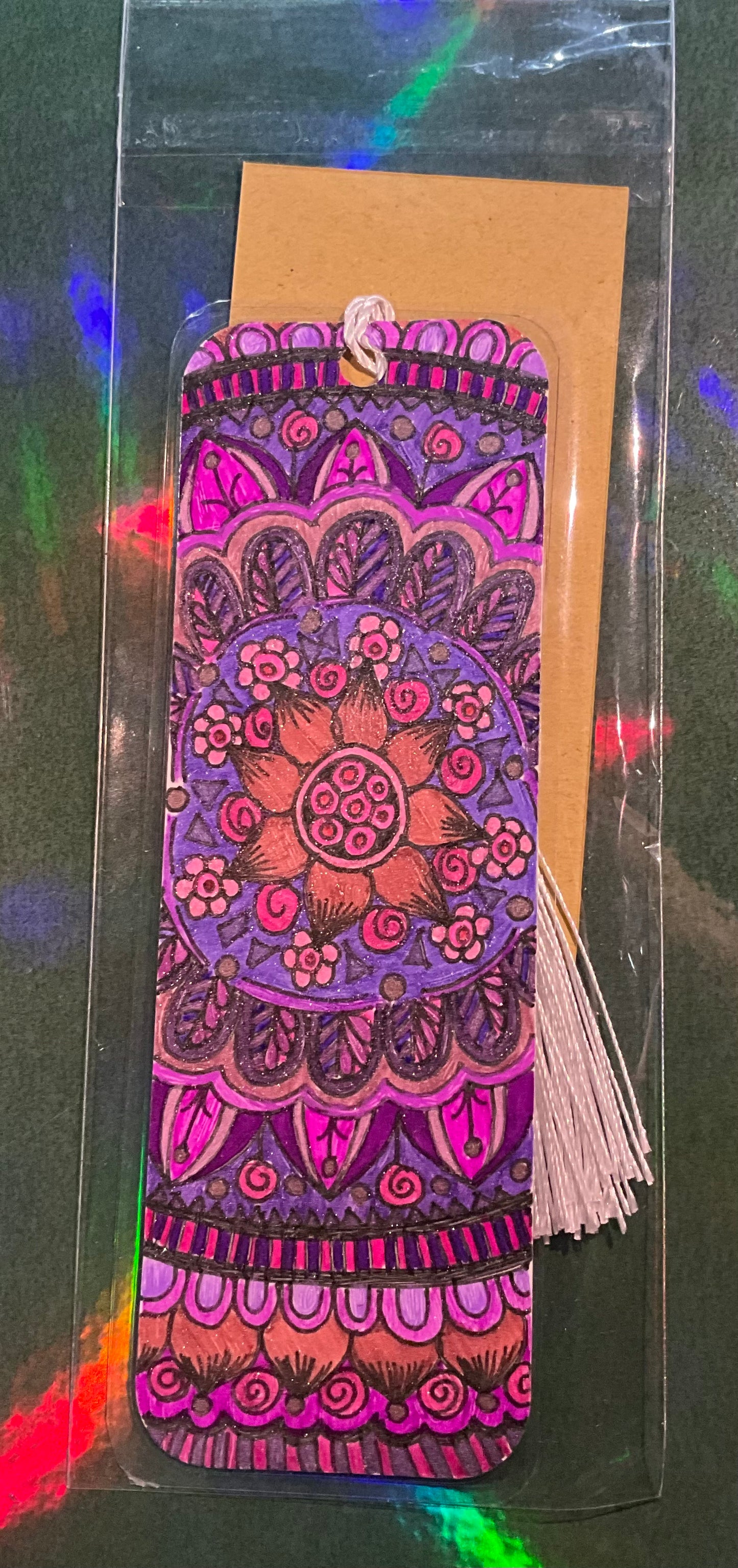 Mandala Bookmarks, Laminated