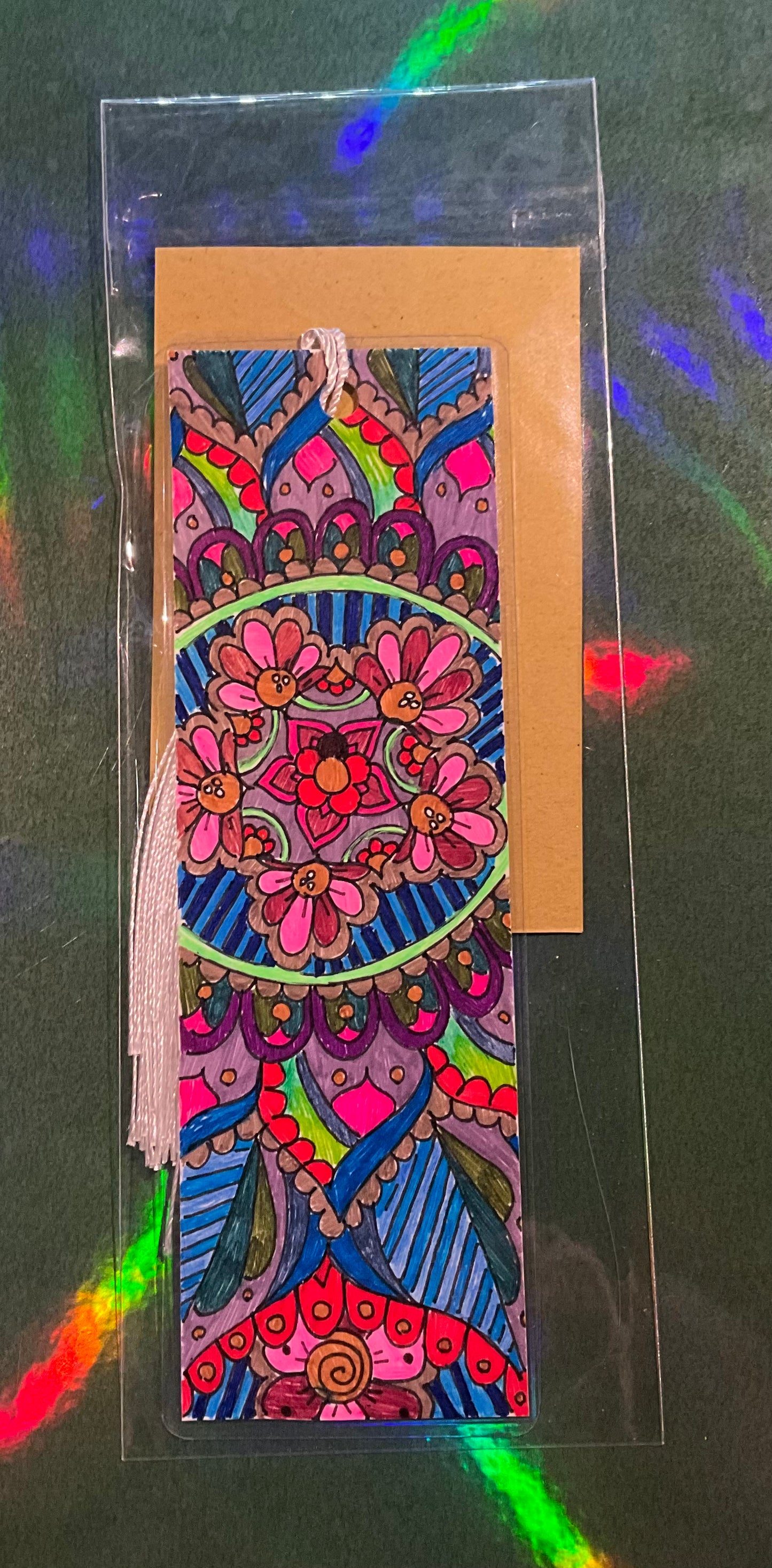 Mandala Bookmarks, Laminated