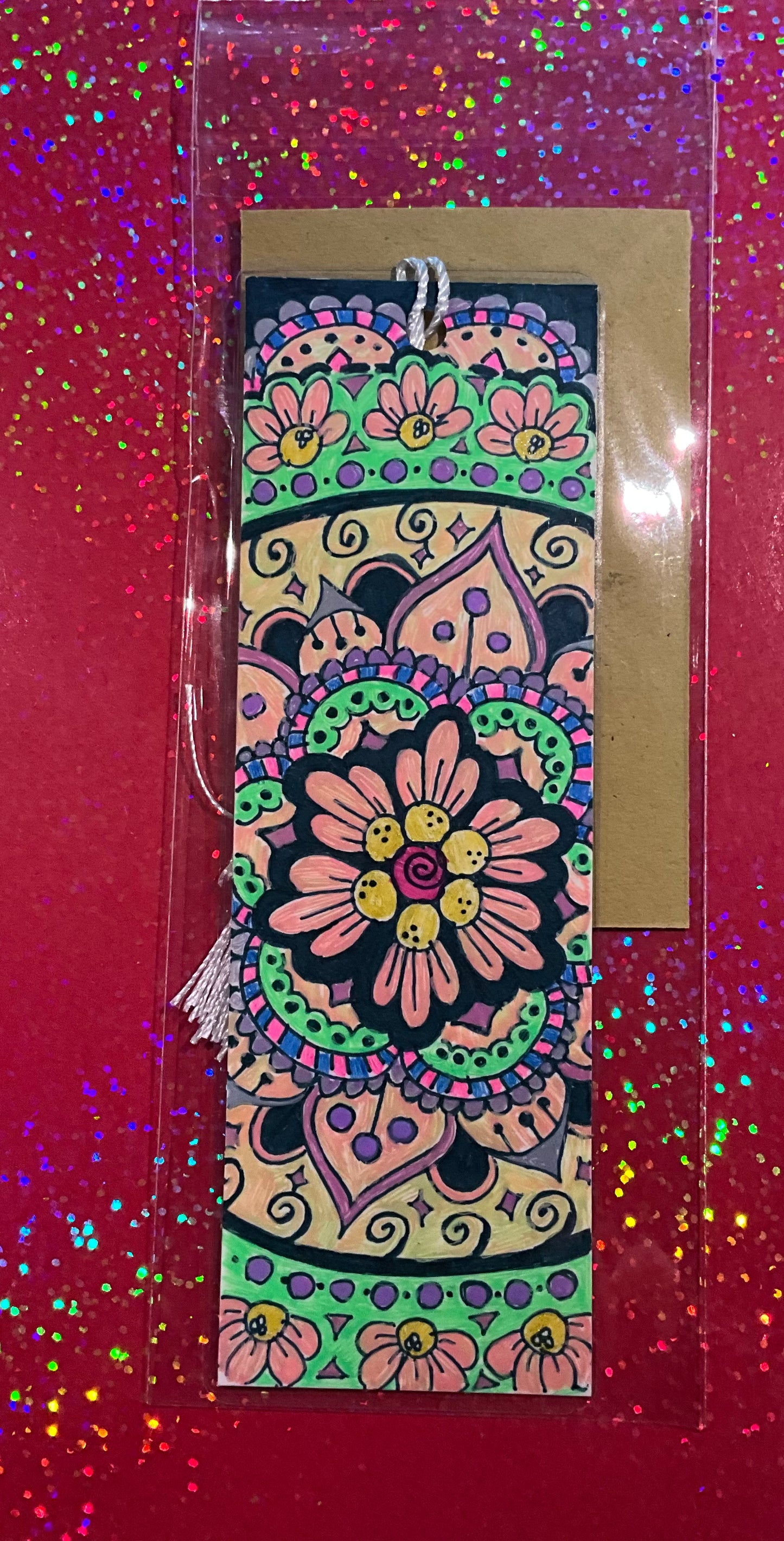 Mandala Bookmarks, Laminated