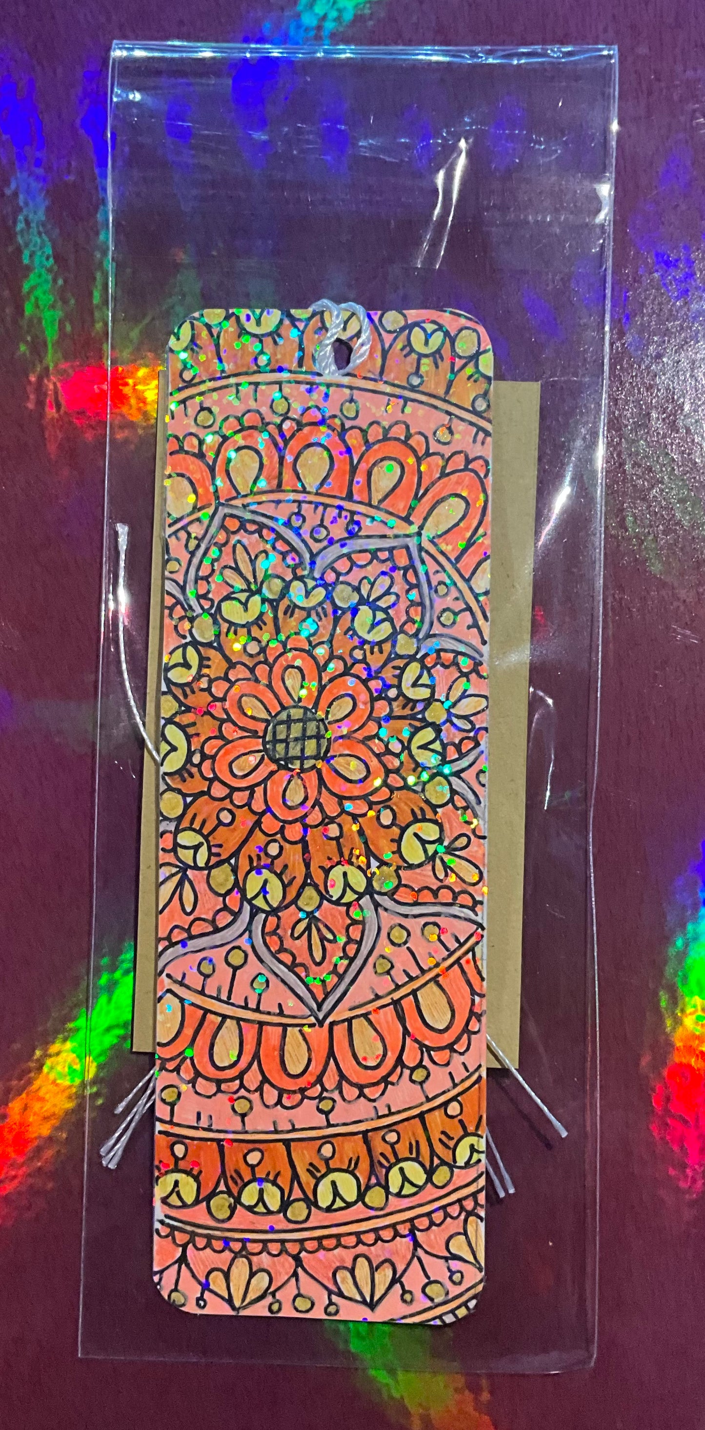 Mandala Bookmarks, Laminated