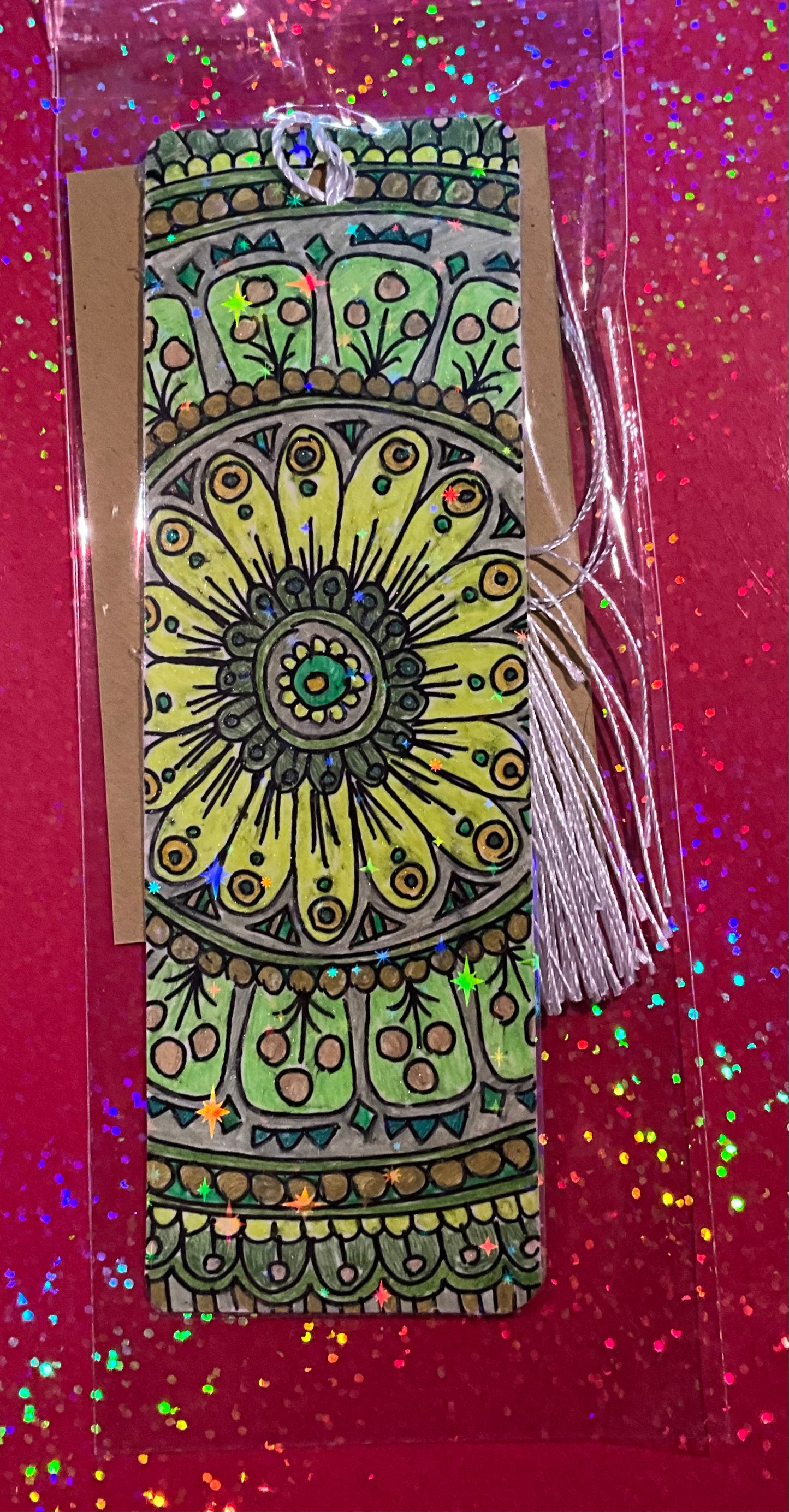 Mandala Bookmarks, Laminated