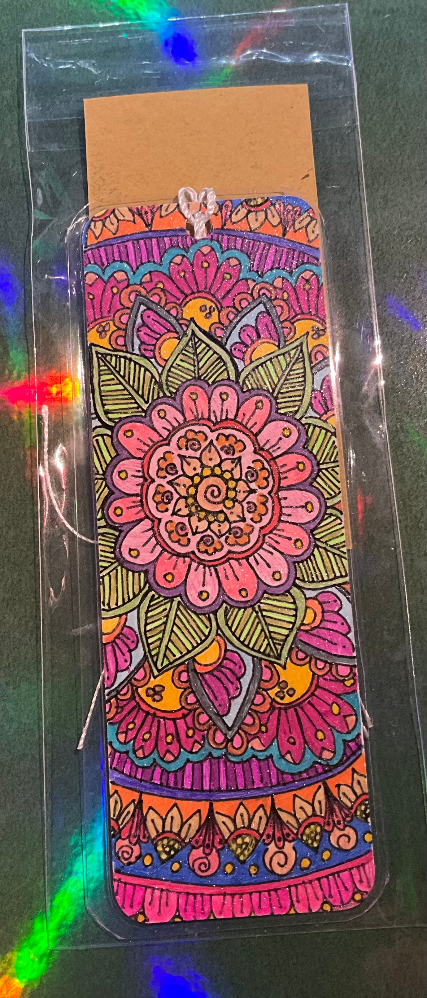 Mandala Bookmarks, Laminated