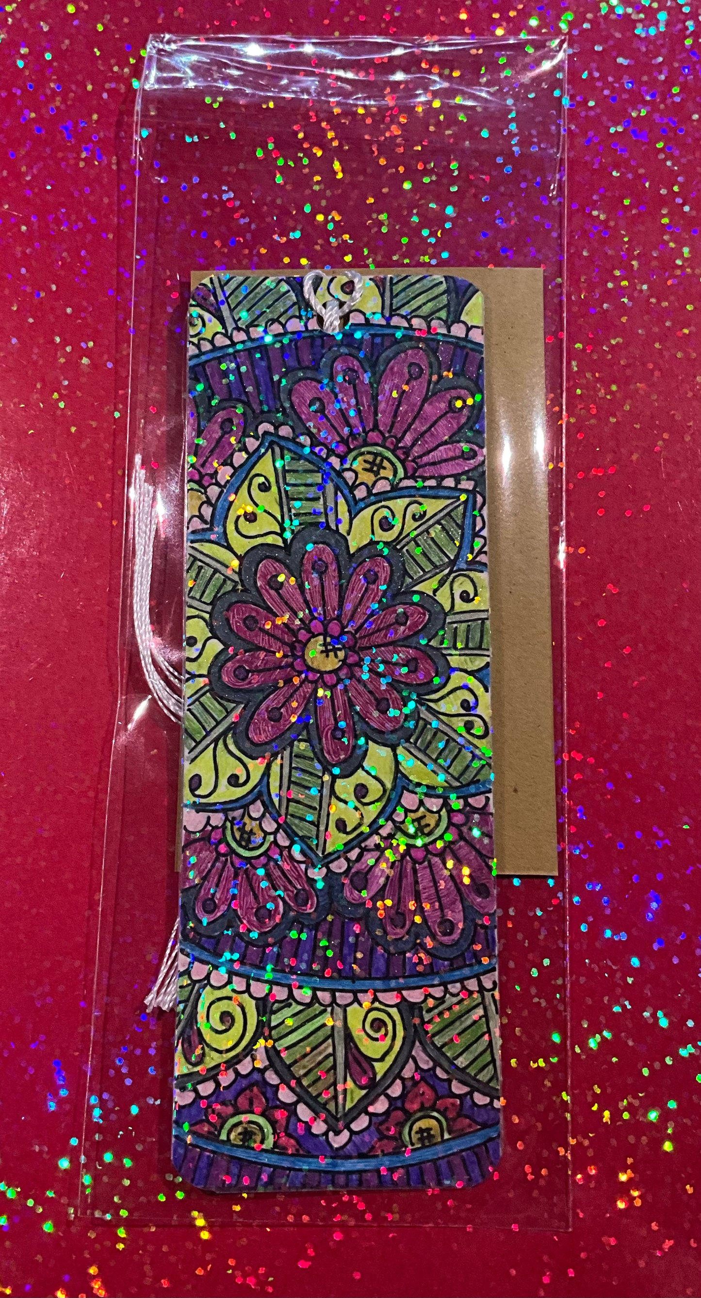 Mandala Bookmarks, Laminated