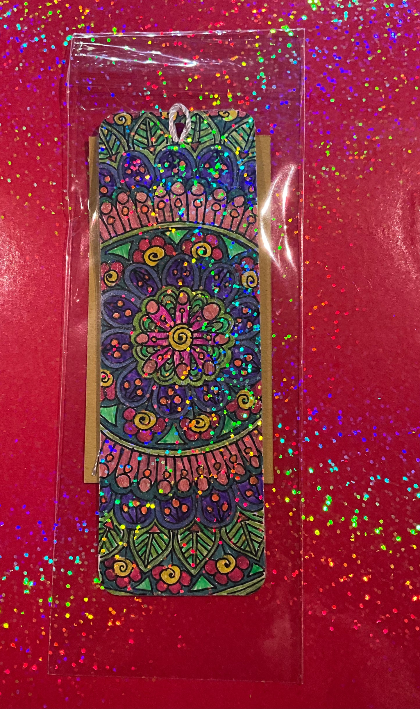 Mandala Bookmarks, Laminated