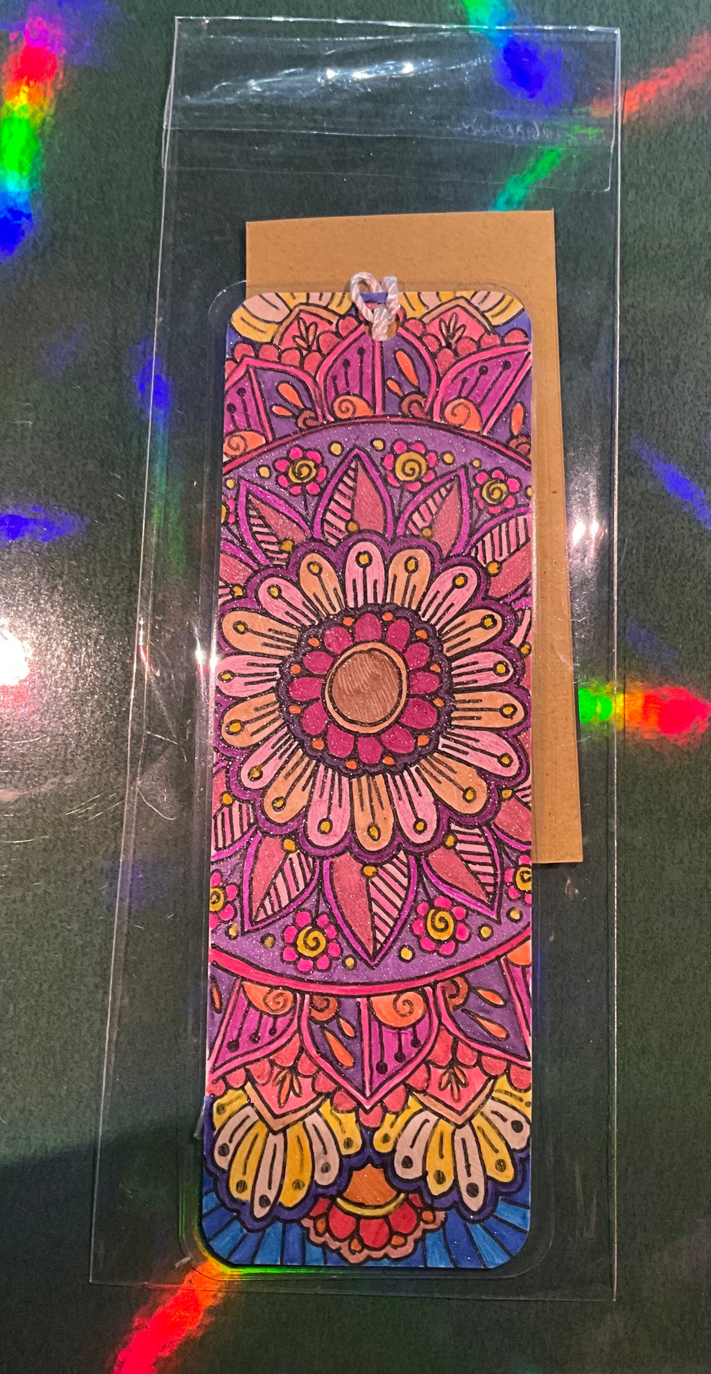 Mandala Bookmarks, Laminated