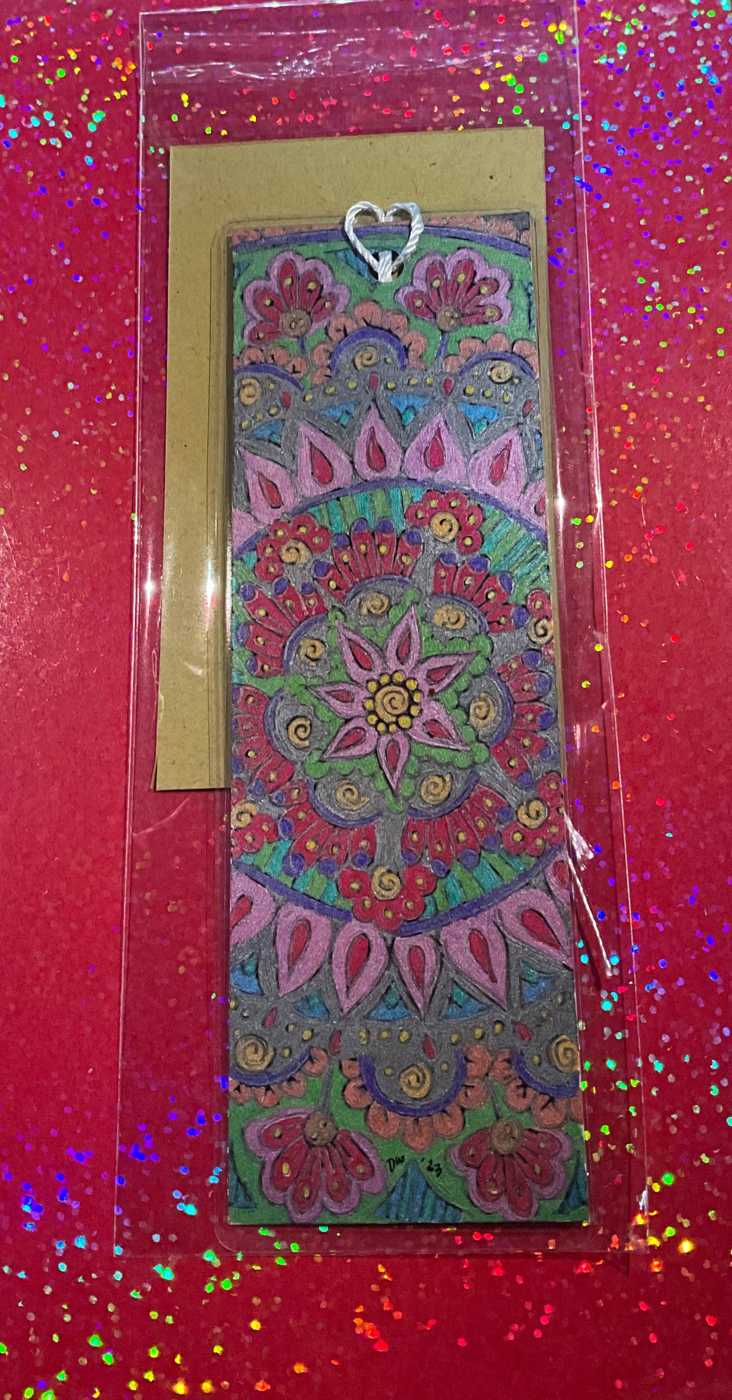 Mandala Bookmarks, Laminated