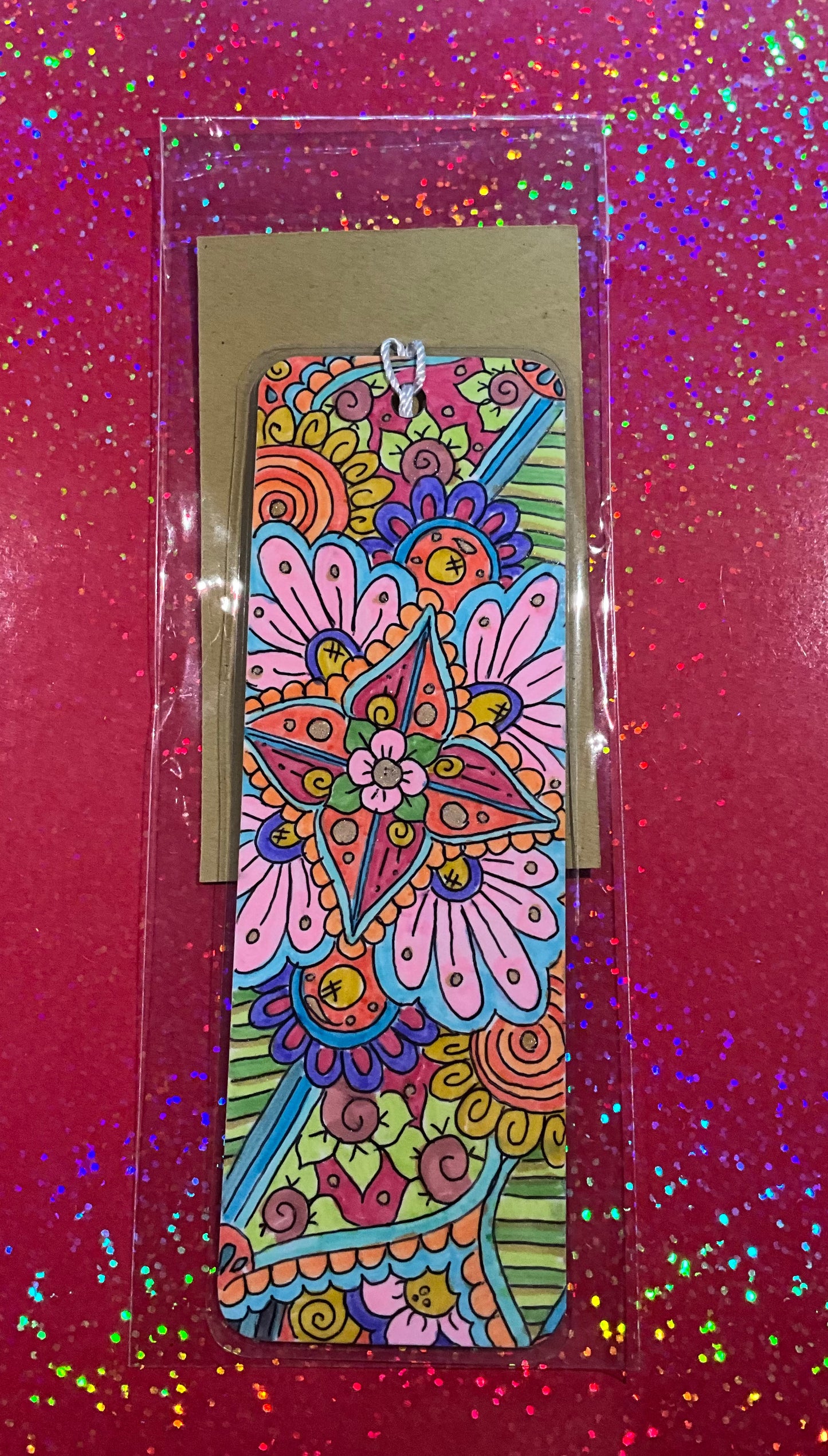 Mandala Bookmarks, Laminated