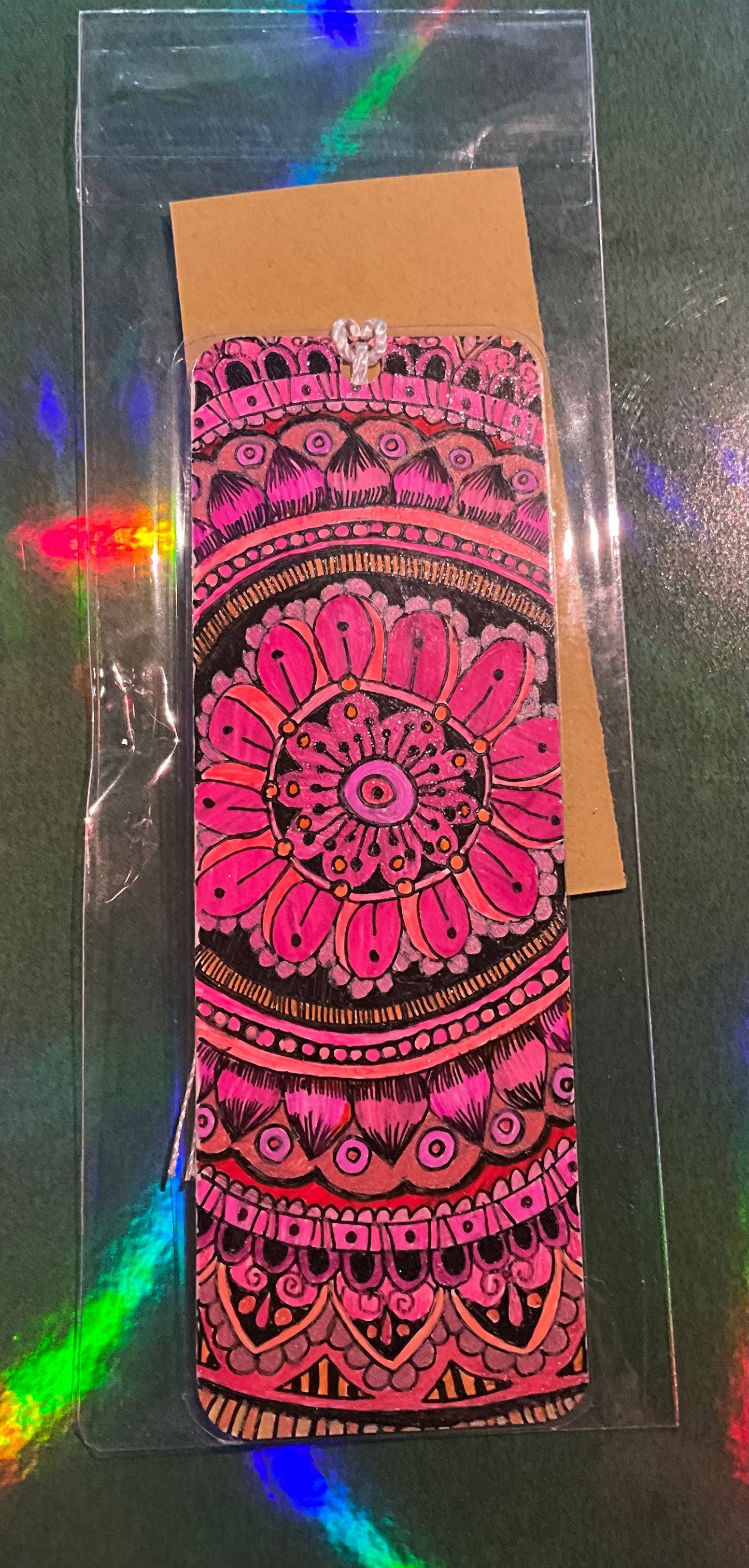 Mandala Bookmarks, Laminated