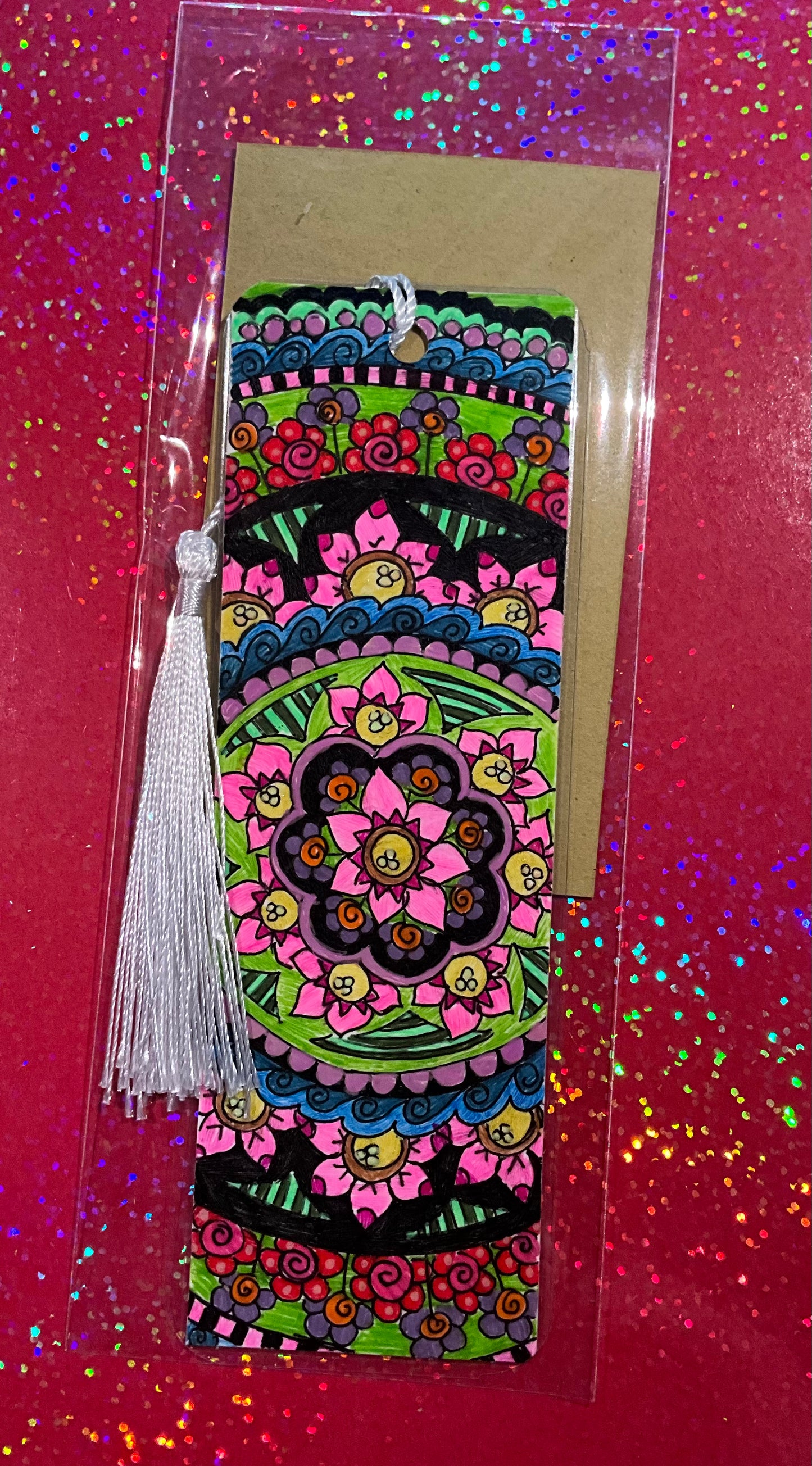 Mandala Bookmarks, Laminated