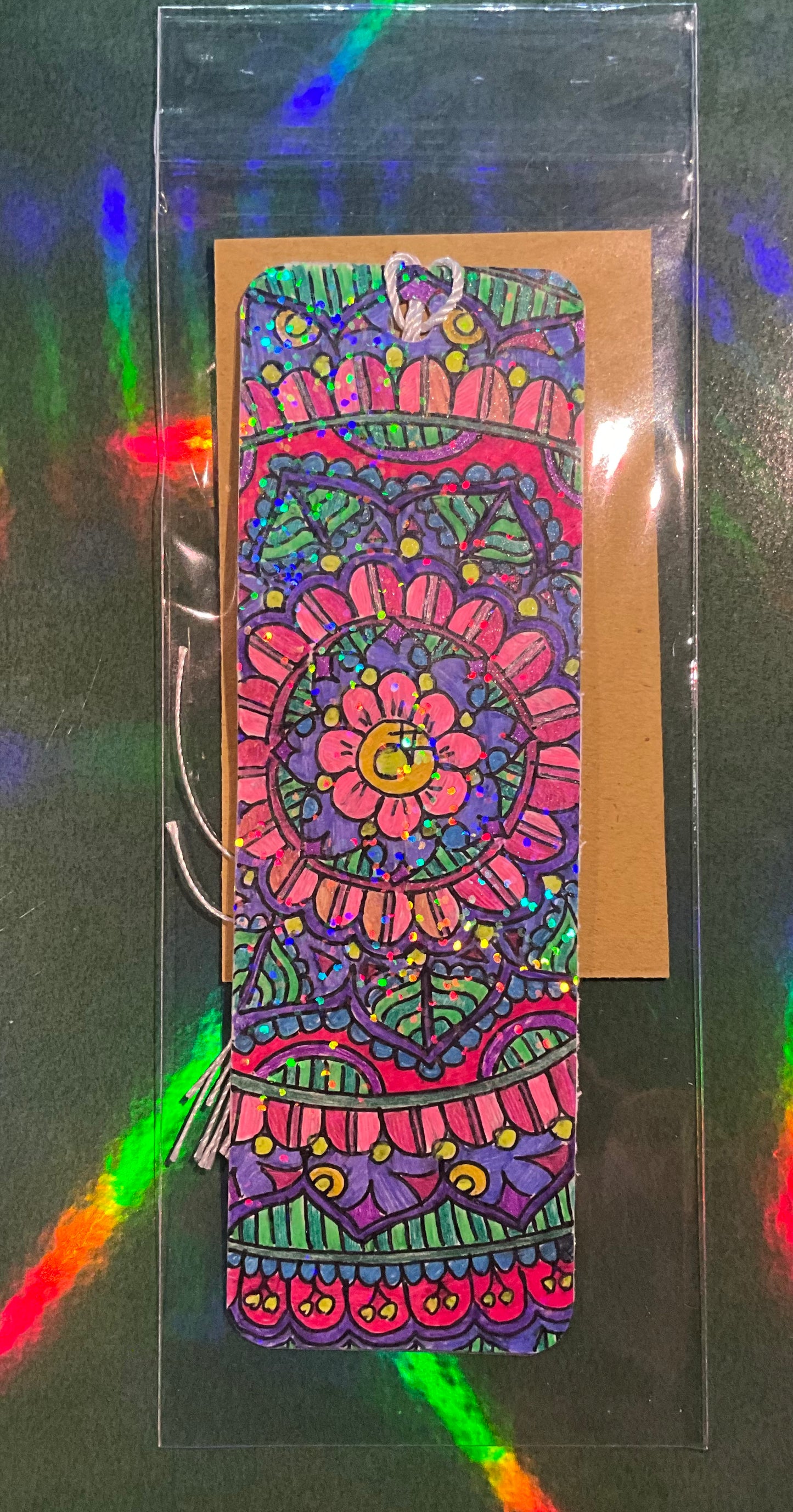 Mandala Bookmarks, Laminated