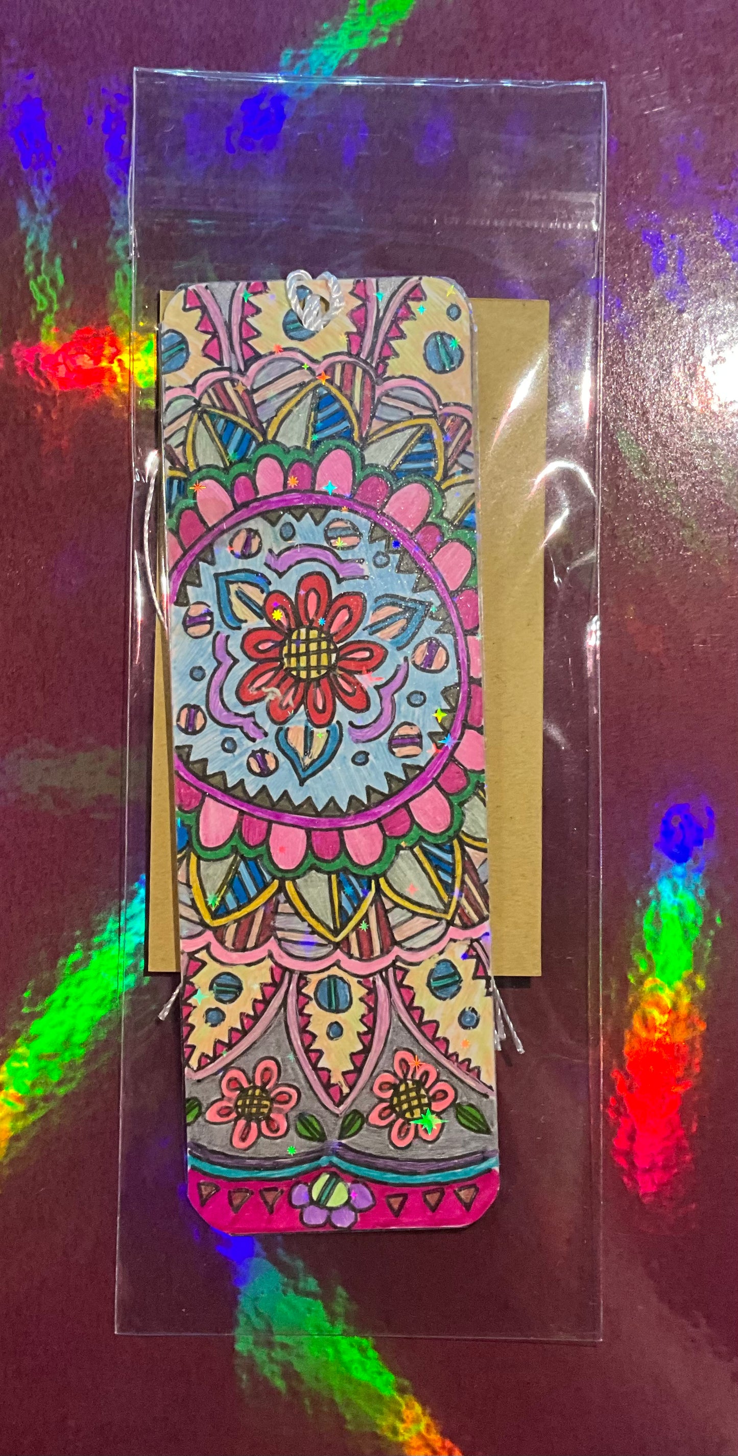Mandala Bookmarks, Laminated