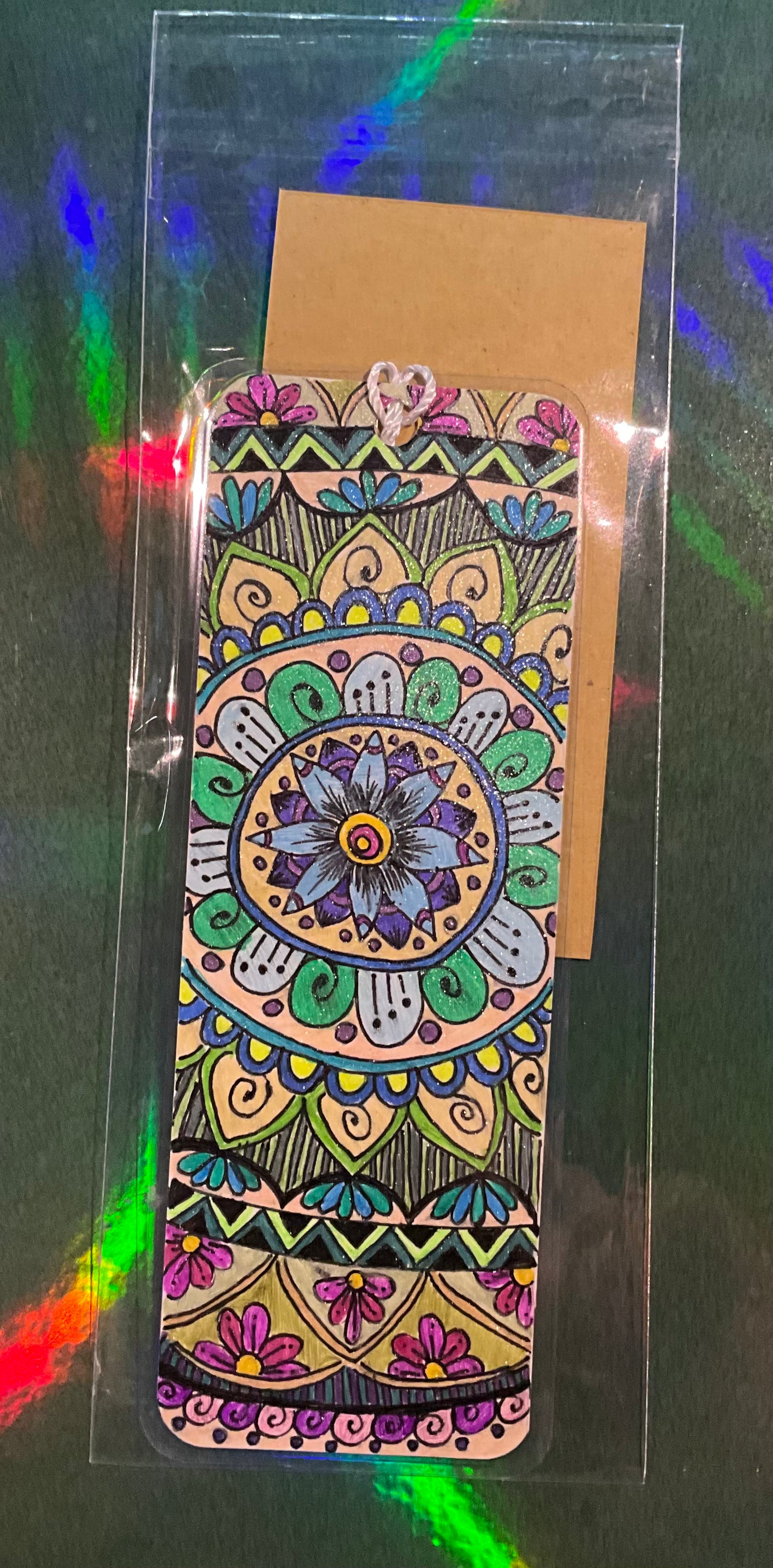 Mandala Bookmarks, Laminated