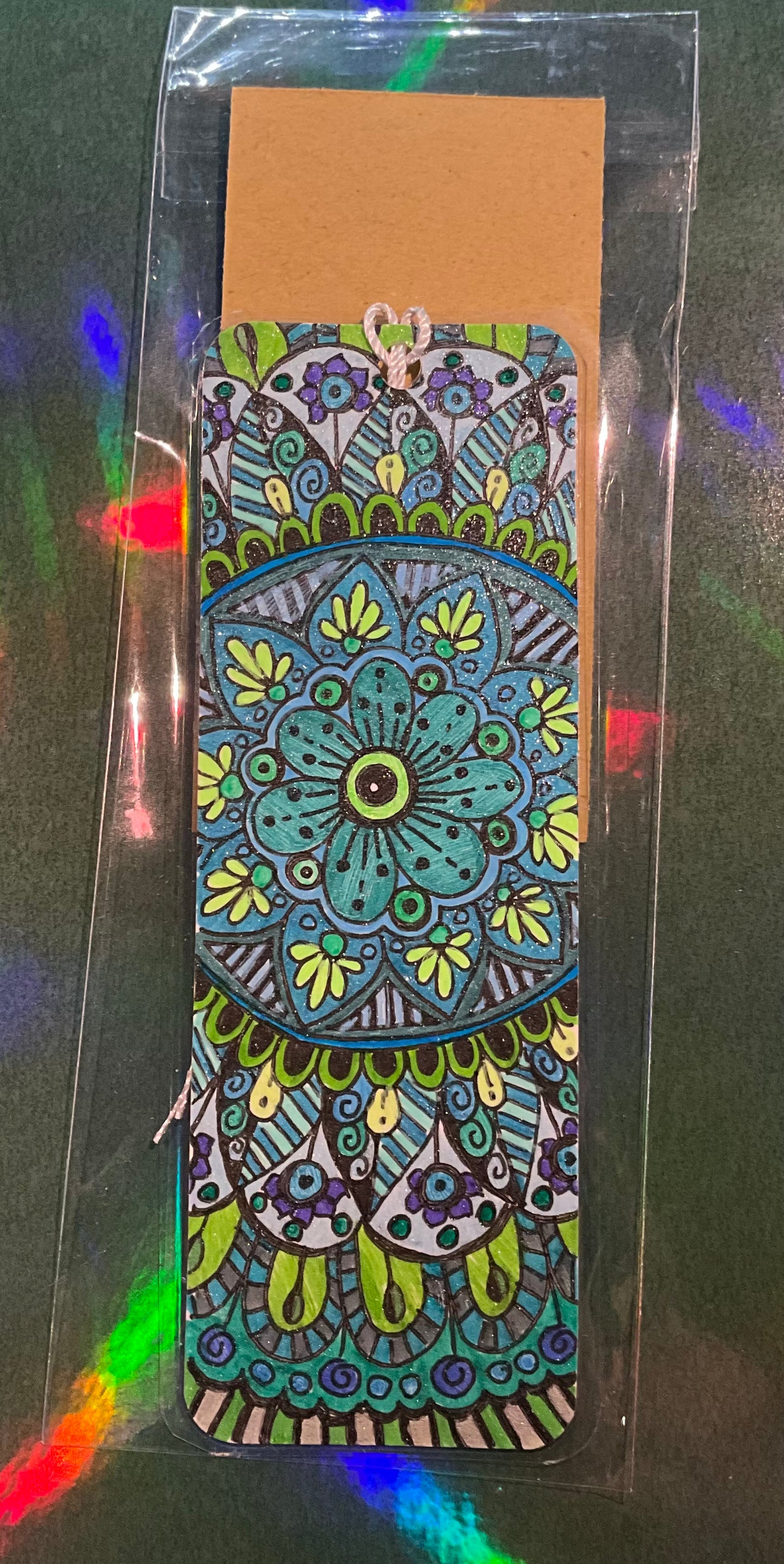 Mandala Bookmarks, Laminated